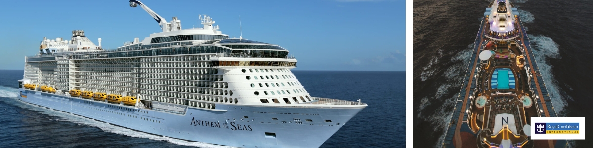 Cruise met Royal Caribbean's Anthem of the Seas. Boek uw cruise bij Cruise2Travel.