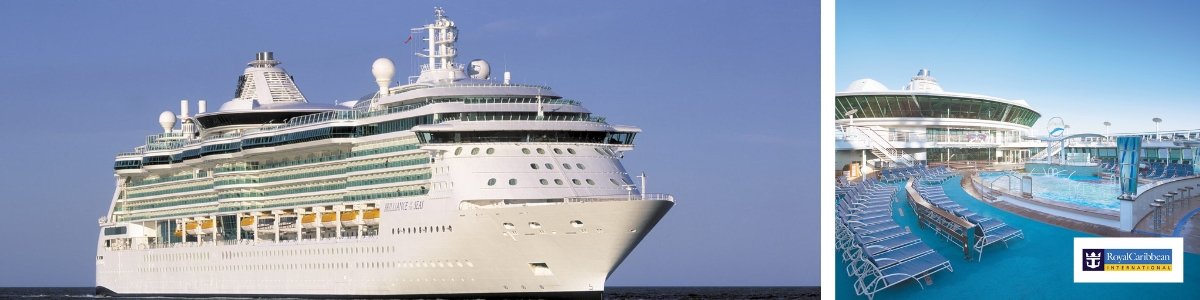Cruise met Royal Caribbean's Brilliance of the Seas. Boek uw cruise bij Cruise2Travel.