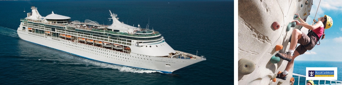 Cruise met Royal Caribbean's Enchantment of the Seas. Boek uw cruise bij Cruise2Travel.