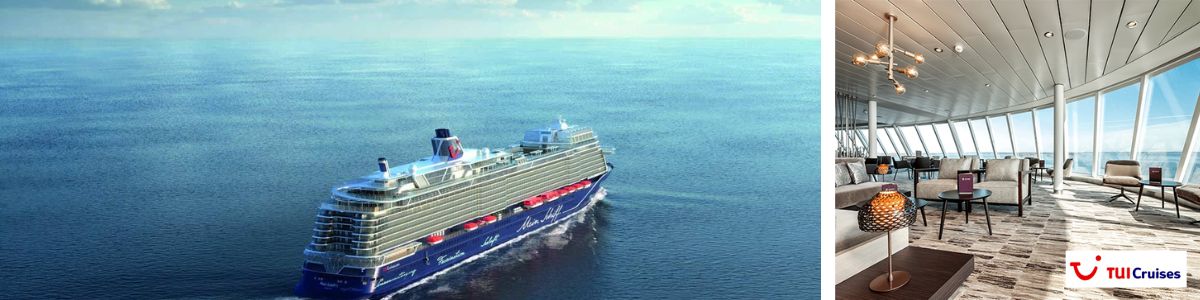 Cruise met TUI Cruises' Mein Schiff 1. Bekijk het complete cruise aanbod op Cruise2Travel. Boek nu!