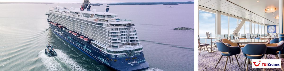 Cruise met TUI Cruises' Mein Schiff 2. Bekijk het complete cruise aanbod op Cruise2Travel. Boek nu!